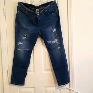 Destructed Skinny Jeans Size 22W